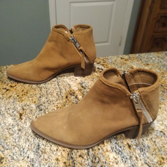 Steven By Steve Madden Doris Pointed-Toe Booties Leather Brown Women's 9.5 M - Picture 15 of 15